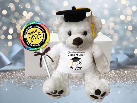Personalized Graduation Teddy Bear Gift Set 13