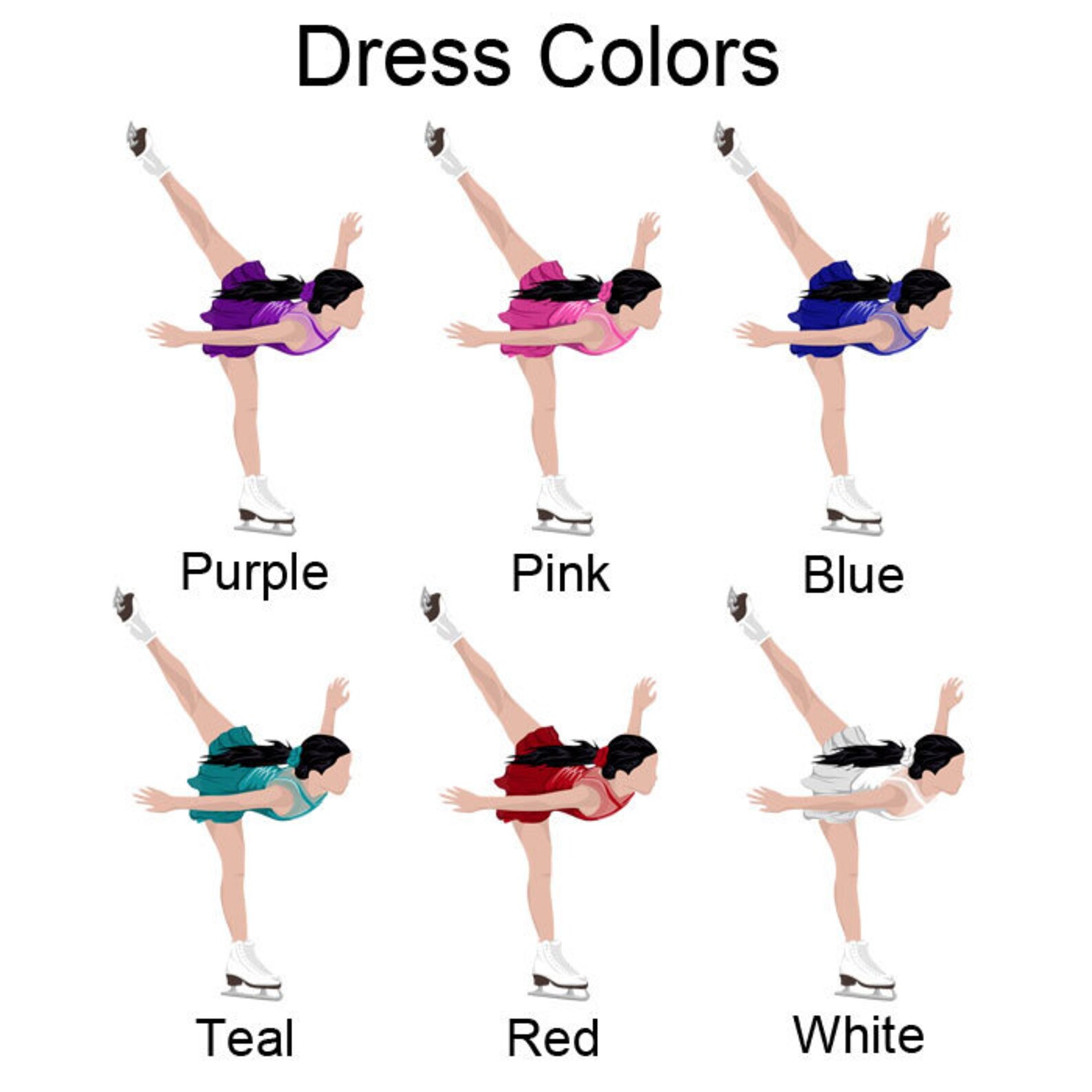 Ice Skating Birthday Party Favor Bags pack of 10 Skating Etsy