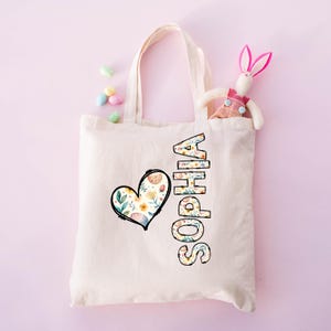Personalizowana torba wielkanocna, dziecięcy koszyk wielkanocny, prezent w postaci koszyka wielkanocnego, dziecięcy koszyk wielkanocny, torba na prezent wielkanocny, torba na jajka w kształcie króliczka, prezent na Wielkanoc