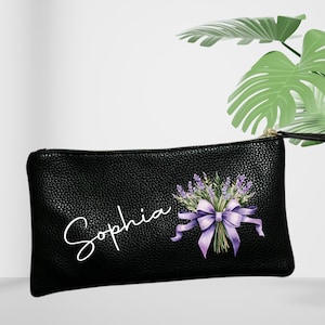Personalized Makeup Bag-Best Gifts for Her, Bridesmaid Gifts Proposal, Custom Cosmetic Bag, Bachelorette Party Favors, Valentines Day Gift