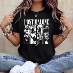 Vintage Post Malone Rap Music Shirt, Big Ass Stadium Tour, Posty 2025 Tour,Jelly Roll Tour,Posty Tour Merch, Kids Post Malone Tour Shirt