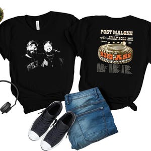 Vintage Post Malone Rap Music Shirt, Big Ass Stadium Tour, Posty 2025 Tour,Jelly Roll Tour,Posty Tour Merch, Kids Post Malone Tour Shirt