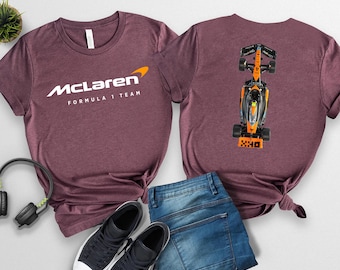 Formula 1 Mclaren Shirt, Race Car T-Shirt, Mclaren Race Tee, Mclaren F1 Team Shirt, Formula One Mclaren Shirt, Formula 1 merchandise