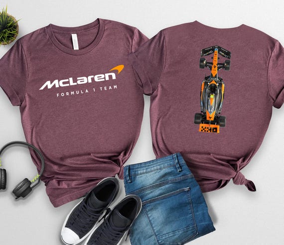 Formula 1 Mclaren Shirt, Race Car T-Shirt, Mclaren Race Tee, Mclaren F1 Team Shirt, Formula One Mclaren Shirt, Formula 1 merchandise