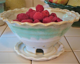 Free Shipping Berry Bowl on Our Sandy Shores Glaze Pattern