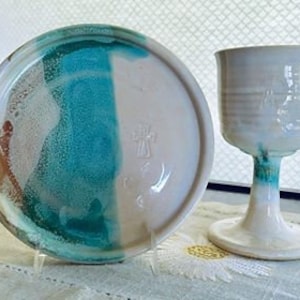 Communion Set in Sandy Shores Glaze