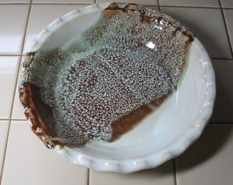 Pie Plate in Our Espresso Mint Glaze with Free Shipping