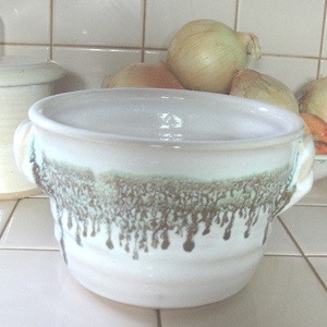 Free Shipping - Bread Baker in Espresso Mint Glaze