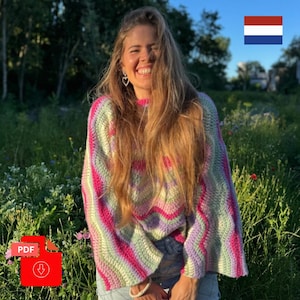 Dream sweater - crochet pattern NL