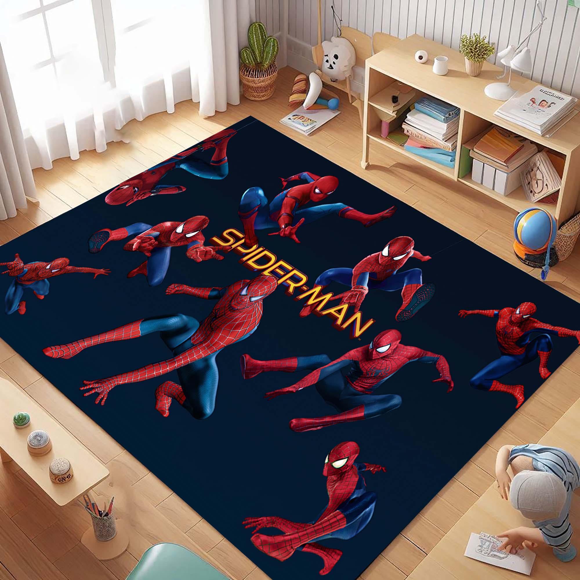 スパイダーマンをテーマにしたラグ - Etsy 日本