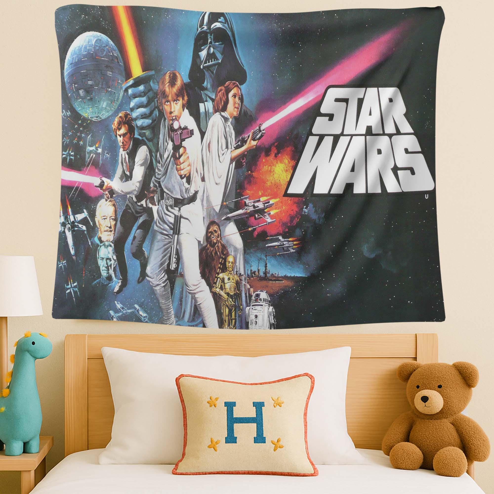スターウォーズのタペストリー、映画のウォールアート、SFの