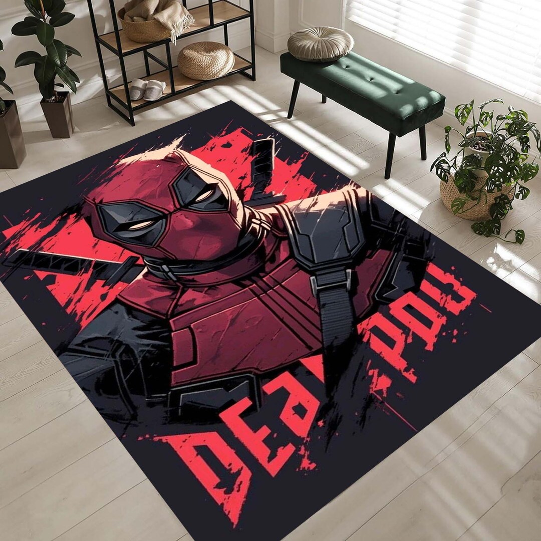 Deadpool, Fantastic Rug, Fantastic Colorful Rug, Kids Room Rug, Area ...
