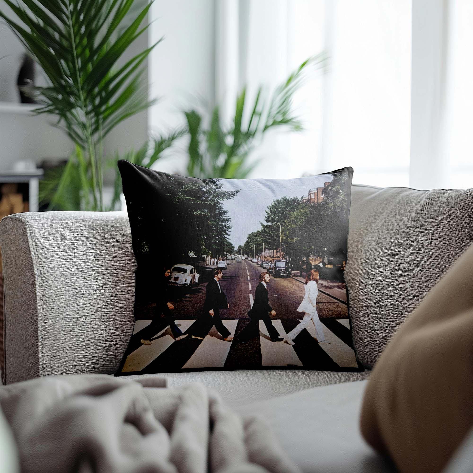 Beatles Throw Pillow - Main Image