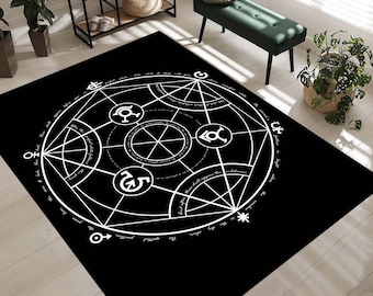 Alchemist Transmutation, Cool Japanese Anime Manga, Carpet Room, Doormat, Decor Carpet, Fullmetal, Alchemist, Transmutation