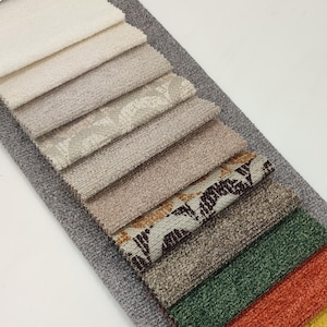 Madrid Series - Solid and Patterned Upholstery Fabric by the Yard – Durable Heavy Woven Material for Sofa, Chairs, Cushions and Home Decor