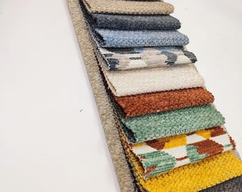 Rio Series - Chenille Fabric with Subtle Shine – Soft Durable Upholstery Material by the Yard for Sofas, Chairs and Home Decor