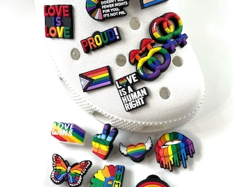 LGBTQIA+ Shoe Charms