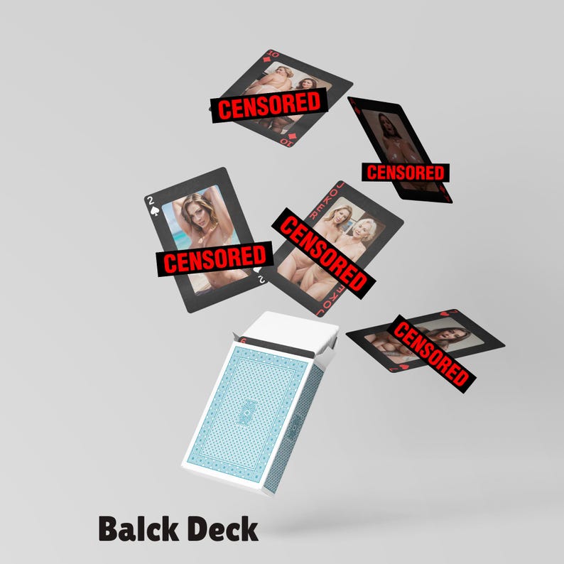 MILF Nude Playing Cards – Busty Milf Poker Deck, NSFW Adult Poker Game