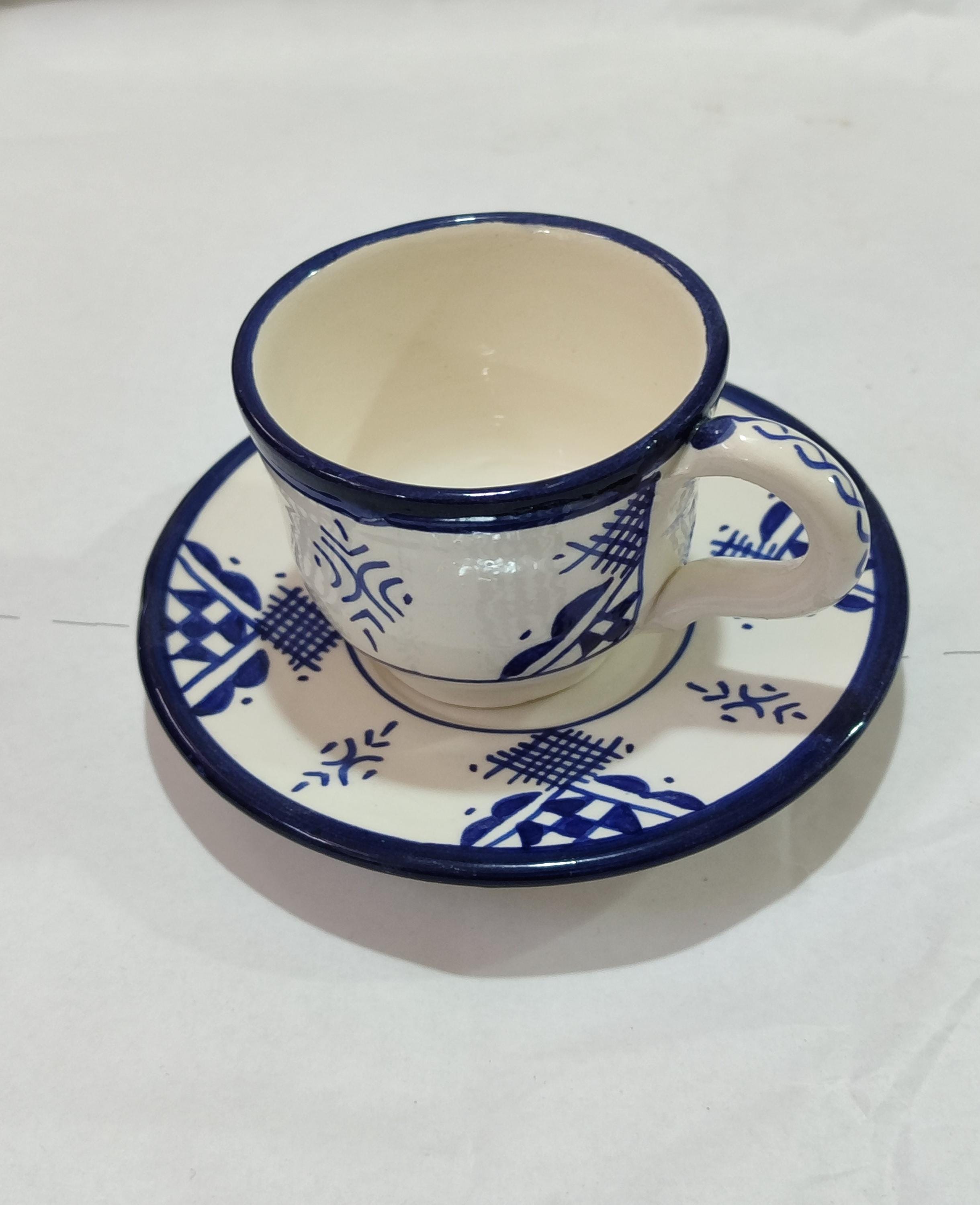 Mug en céramique à motif géométrique pour la maison, mug en porcelaine avec poignée en forme de 7, avec couvercle et cuillère