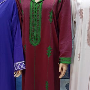 Marokkaanse djellaba, Trendy jalaba, djellaba voor bruid, Nikah jurk, Arabische jurk, Women&#39;s Jellaba Cadeau voor haar, Abaya Cadeau voor vrouwen.