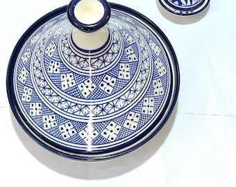 Artistic Handpainted Moroccan Tagine | Unique Ceramic Decor & Perfect Gift Idea