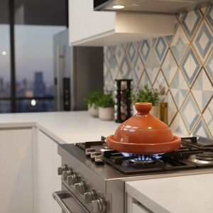 Authentic Moroccan Clay Tagine for Exquisite Cooking & Stylish Kitchens