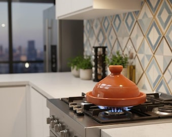 Authentic Moroccan Clay Tagine for Exquisite Cooking & Stylish Kitchens