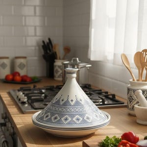 Moroccan Ceramic Tagine , Handmade Ceramic Pot Decorative and Functional Moroccan Tagine for Any Kitchen berber tagine Perfect for Gifting