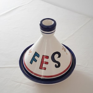 Berber Design Ceramic Serving Tagine | Handmade Pottery Kitchenware | Unique Gift | Lead-Free