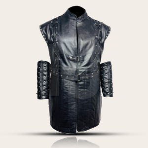 Handmade Geralt of Rivia Leather Armor Set: Medieval LARP Cosplay
