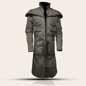 Canvas NCR Ranger Duster Coat: Handmade Fallout Cosplay Costume