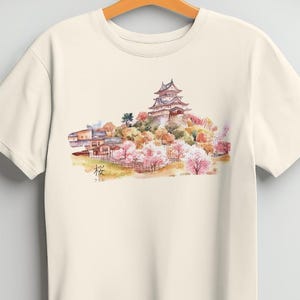 Sakura shirt, Japanese shirt, Vintage shirt, flower shirt, cherry blossom shirt, sakura sweatshirt, Japanese Gift, cherry blossom gift
