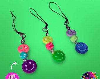 Smiley Face Kawaii Phone Computer Switch Charms