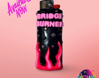 Bridge Burner Lighter Case | Hand Sculpted With Polymer Clay