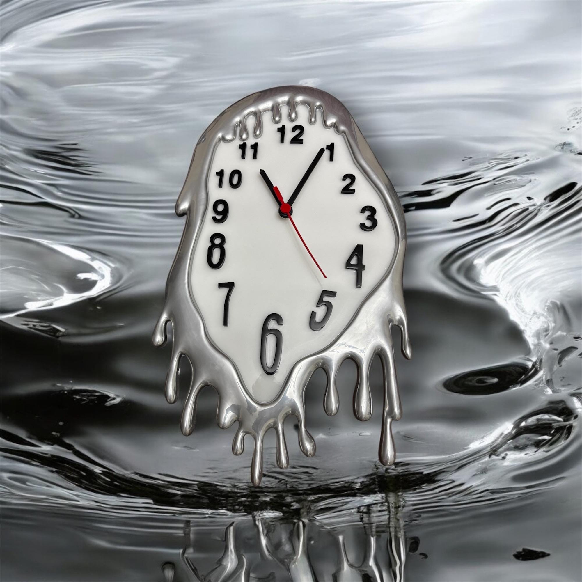 Handmade Melting Clock - Functional Art for Home and Office - Etsy