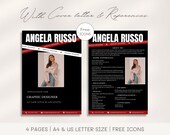 Graphic Designer Resume Template: Modern Creative CV (Canva, US Letter & A4)