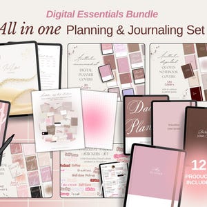 Aesthetic Digital Stickers | Planner, Journal, GoodNotes (PNG) image 10