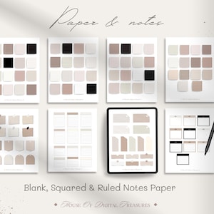 Aesthetic Digital Stickers | Planner, Journal, GoodNotes (PNG) image 7