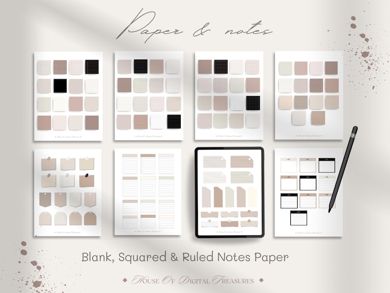 Aesthetic Digital Stickers | Planner, Journal, GoodNotes (PNG) image 7