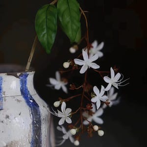 Moldes de flores de arcilla de resina de jazmín llorón: miniaturas de casas de muñecas a escala 1/6 y 1/12