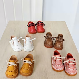 Handmade Leather Doll Shoes: 1/6 Scale Blythe, Azone, OB22、OB24