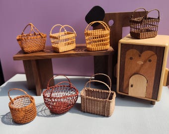 小さな籐かご2個（小道具のレプリカ） - Etsy 日本