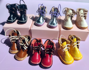 Handmade Leather Doll Boots: Blythe, Azone S, OB22/OB24