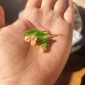 Stampi per tulipani in miniatura altamente dettagliati per stampi in argilla in scala 1/6 e 1/12 / Stampi per tulipani in miniatura in argilla fai da te per case delle bambole e gioielli