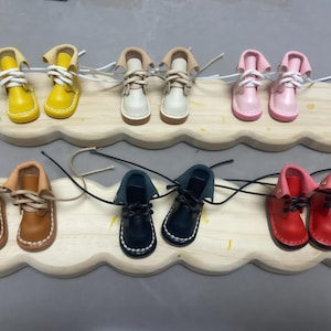 Buty skórzane Neo Blythe, buty skórzane OB22/OB24, buty skórzane dla lalek, buty Azone, ręcznie robione małe buty