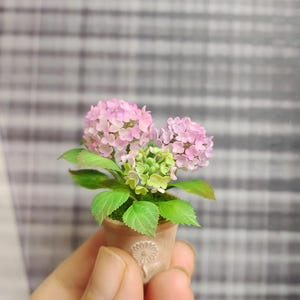 Miniature Hydrangea Molds: Dollhouse Scale 1/6 & 1/12, Resin Clay