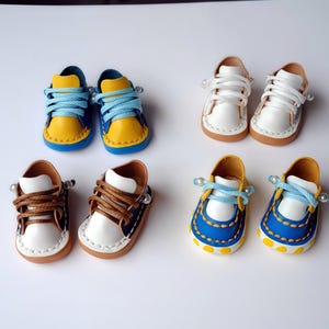 1/6 Scale Leather Doll Shoes: Fits Blythe, Azone, OB24/OB22