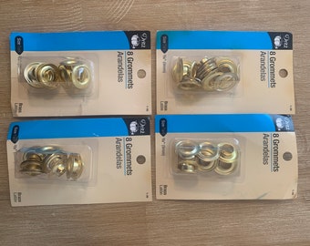 Dritz brass grommets 3/8" 9 mm 32 total