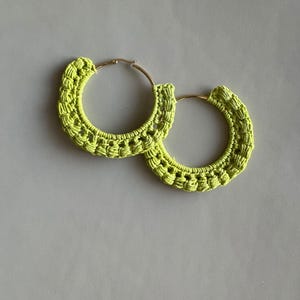 Pendientes de ganchillo
