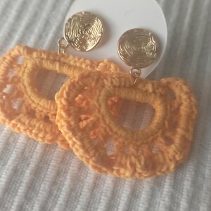 Pendientes de ganchillo